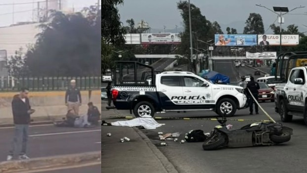Elementos de Seguridad Vial de la demarcación acudieron al lugar de los hechos.