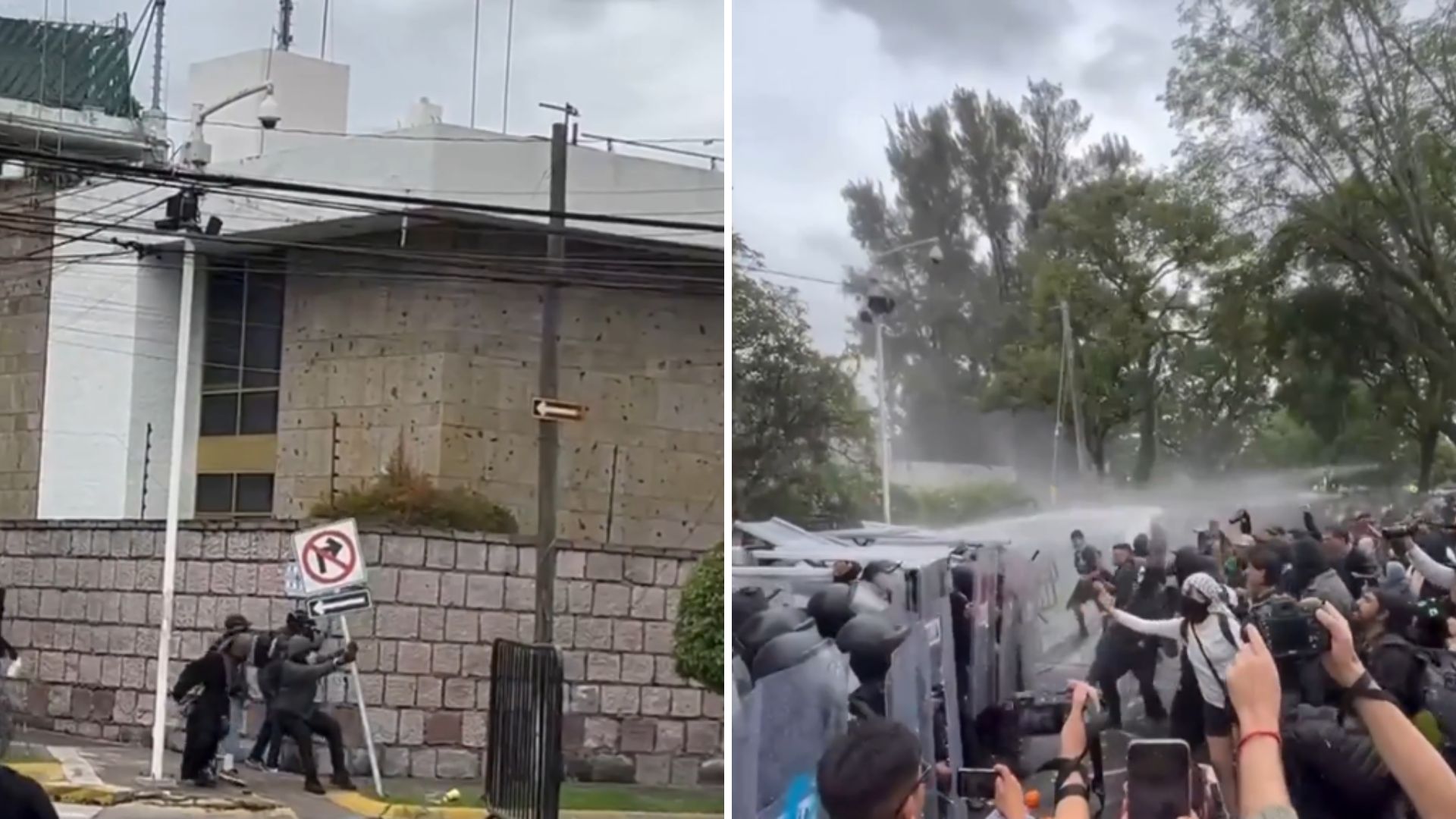 Marcha por el agua termina en enfrentamientos en Guadalajara