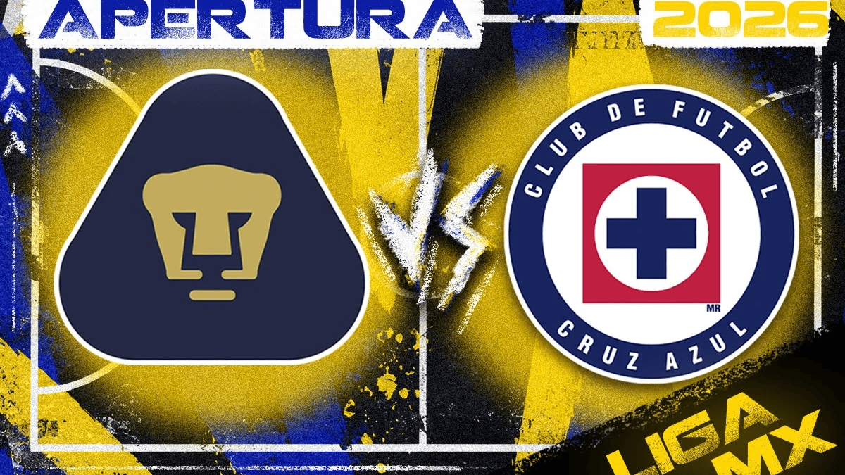 Pumas y Cruz Azul disputarán tres puntos en el Estadio Olímpico Universitario.