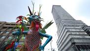 Los alebrijes monumentales son hechos por artesanos de diferentes partes de la república mexicana/ / Cultura CdMx