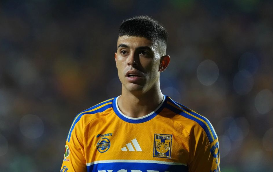 Juan Brunetta, jugador de los Tigres de la UANL.