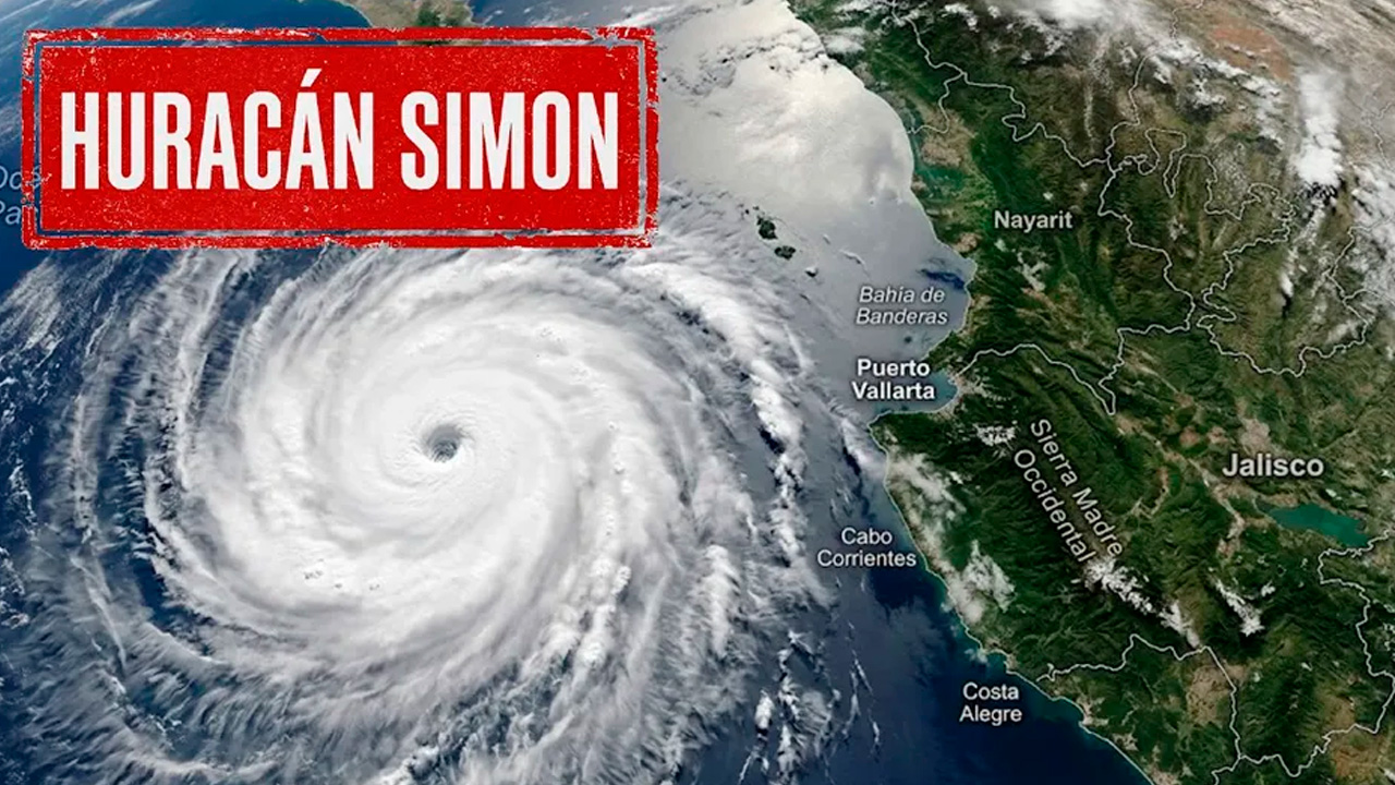 Protección Civil pide no bajar la guardia ante el huracán Simon en el Pacífico
