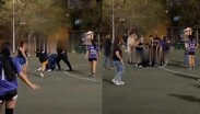 Al sitio arribaron elementos de la Cruz Roja Mexicana quienes auxiliaron a la deportista.