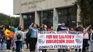Trabajadores del IMSS convocan a marcha nacional en Ciudad de México.