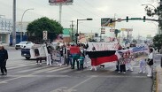 Uno de los puntos donde hubo bloqueos fue en avenida Lincoln.