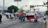 Uno de los puntos donde hubo bloqueos fue en avenida Lincoln.