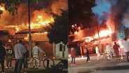 Vecinos reportaron el fuego y humo provenientes del lugar. | Redes Sociales