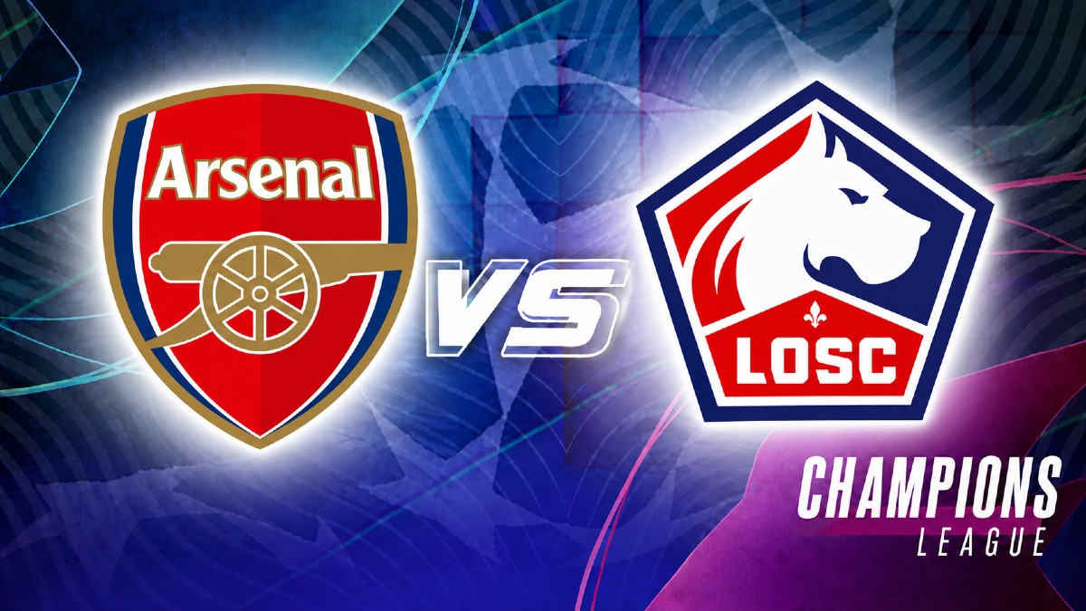 Arsenal y LOSC Lille se enfrentan en la Jornada 2 de la Champions League 2026/2027