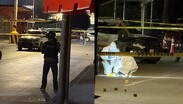 Balean camioneta de agente ministerial de la Fiscalía de Puebla en Lomas de Castillotla; hay un herido | Cortesía