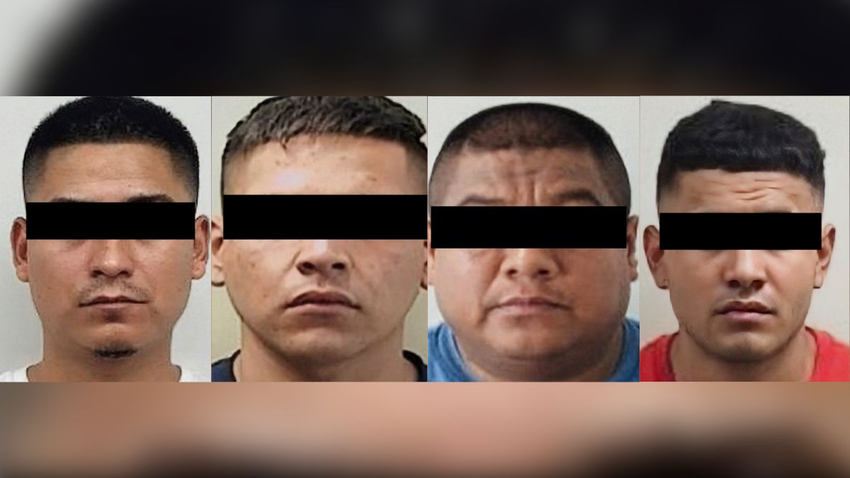 Brayan 'N', Rolando 'N', Christopher 'N' y Alberto 'N'.| Cortesía