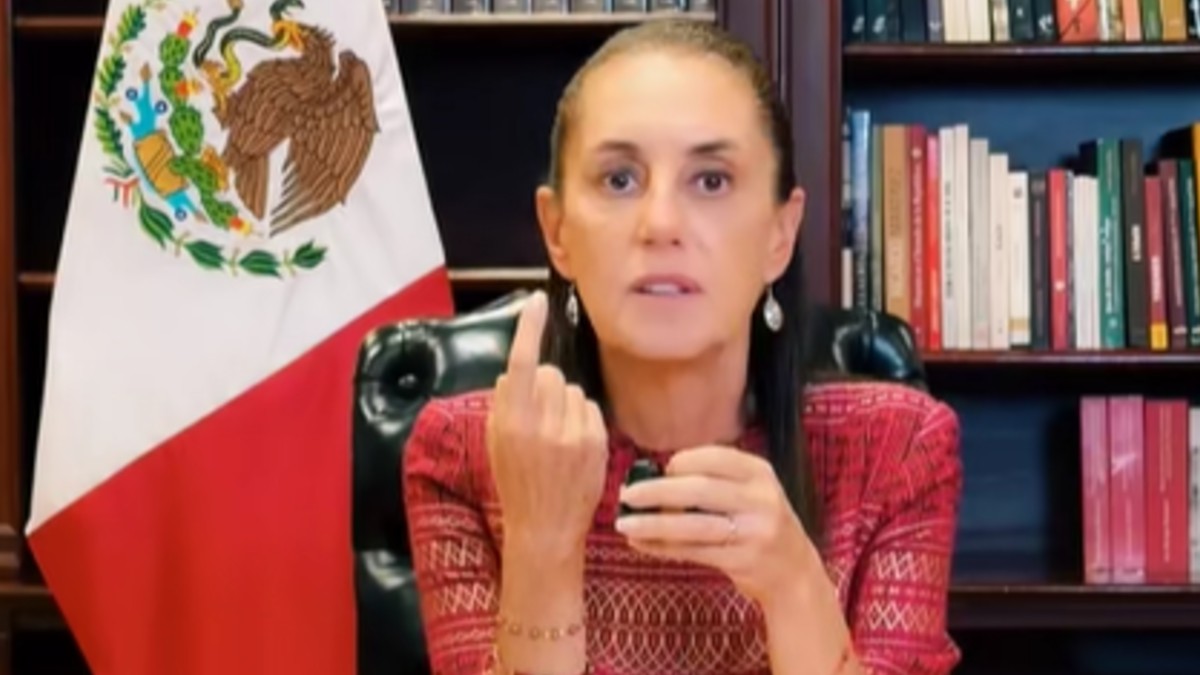 Claudia Sheinbaum realiza 'live' en TikTok para hablar de seguridad digital.