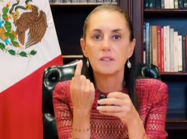 Claudia Sheinbaum realiza 'live' en TikTok para hablar de seguridad digital.