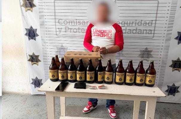 El detenido fue trasladado ante el Ministerio Público para continuar con el procedimiento legal correspondiente.