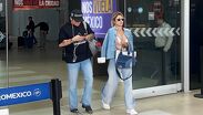 Edwin Luna y Kimberly Flores arribaron juntos a Monterrey tras confirmar una pausa en su matrimonio.