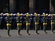 Los elementos de Protección Civil son los primeros en responder ante un evento sísmico.