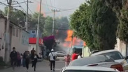 Explota gasera en Coacalco; reportan incendio en la colonia Loma Bonita