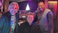Paul Jackson Jr. subio una foto a sus redes sociales junto a Luis Miguel y el productor Dave Reitzas. | Instagram