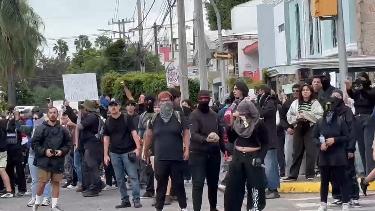 De las 39 personas detenidas durante la protesta en Guadalajara, 32 ya fueron puestas en libertad