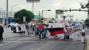 Protestan trabajadores del IMSS en vialidades de Monterrey. TD Nocturno Monterrey, 12 de octubre 2026