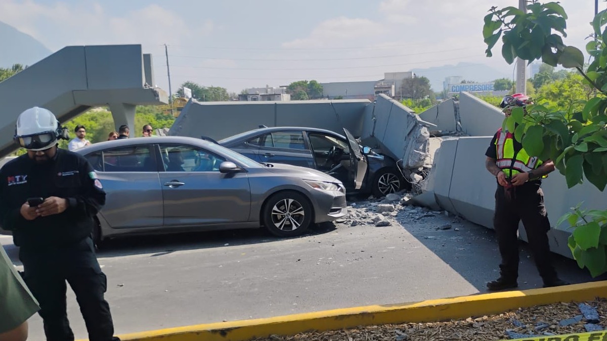 A la zona acudieron elementos de Protección Civil de Nuevo León