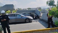 A la zona acudieron elementos de Protección Civil de Nuevo León