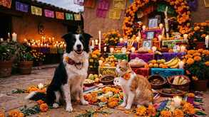 Las almas de nuestras mascotas serán la primeras en visitarnos durante las celebraciones del Día de Muertos/ Gemini