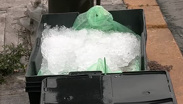 Cajas de pollo quedan regadas en Circuito Interior y provocan caos vial