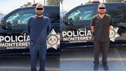 El automóvil Mercedes Benz blanco en el que viajaban.
