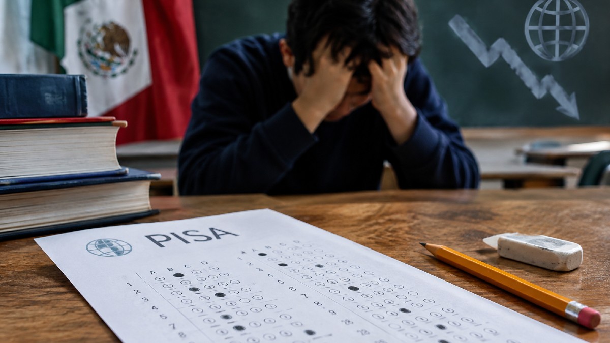 Resultados de prueba Pisa en México.