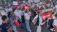 Trabajadores del IMSS se manifiestan en Puebla por mejores condiciones laborales