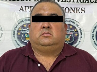 Agentes de la PGJEH detienen a 'El Perico' con armas de fuego y narcóticos en Tula.