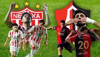 Choque entre el Atlas y el Necaxa en el Estadio Victoria