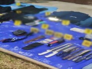Decomisan armas largas, vehículos y chalecos tácticos en Veracruz