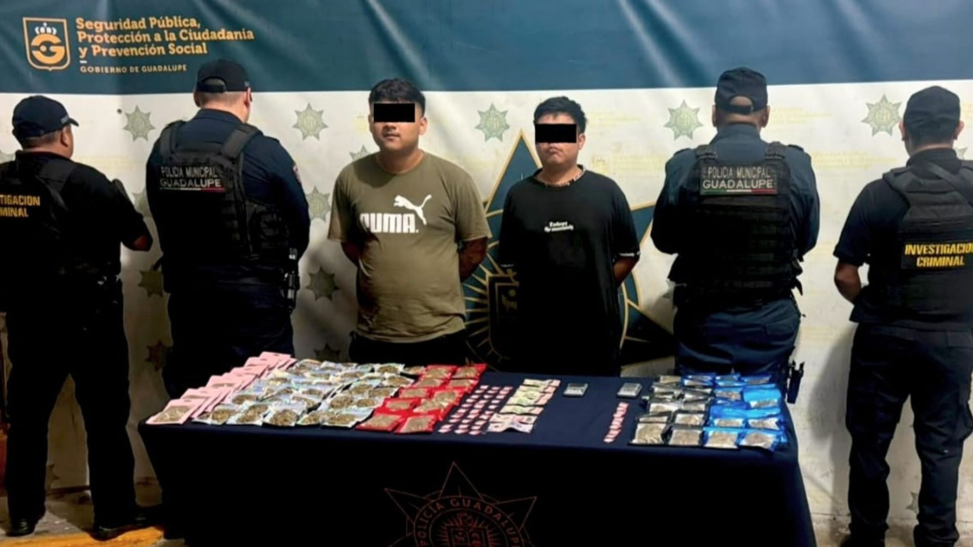 Detienen a dos presuntos miembros de “Los Gengis” con droga en Guadalupe.TD a las 6 Monterrey, 15 de octubre 2026