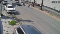 El adulto mayor fue proyectado aproximadamente 10 metros desde el punto del impacto.