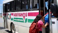 Estos camiones serán rotulados con la leyenda "Vamos para el Rodeo Saltillo”.