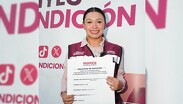 La legisladora destacó también su trayectoria dentro de Morena.