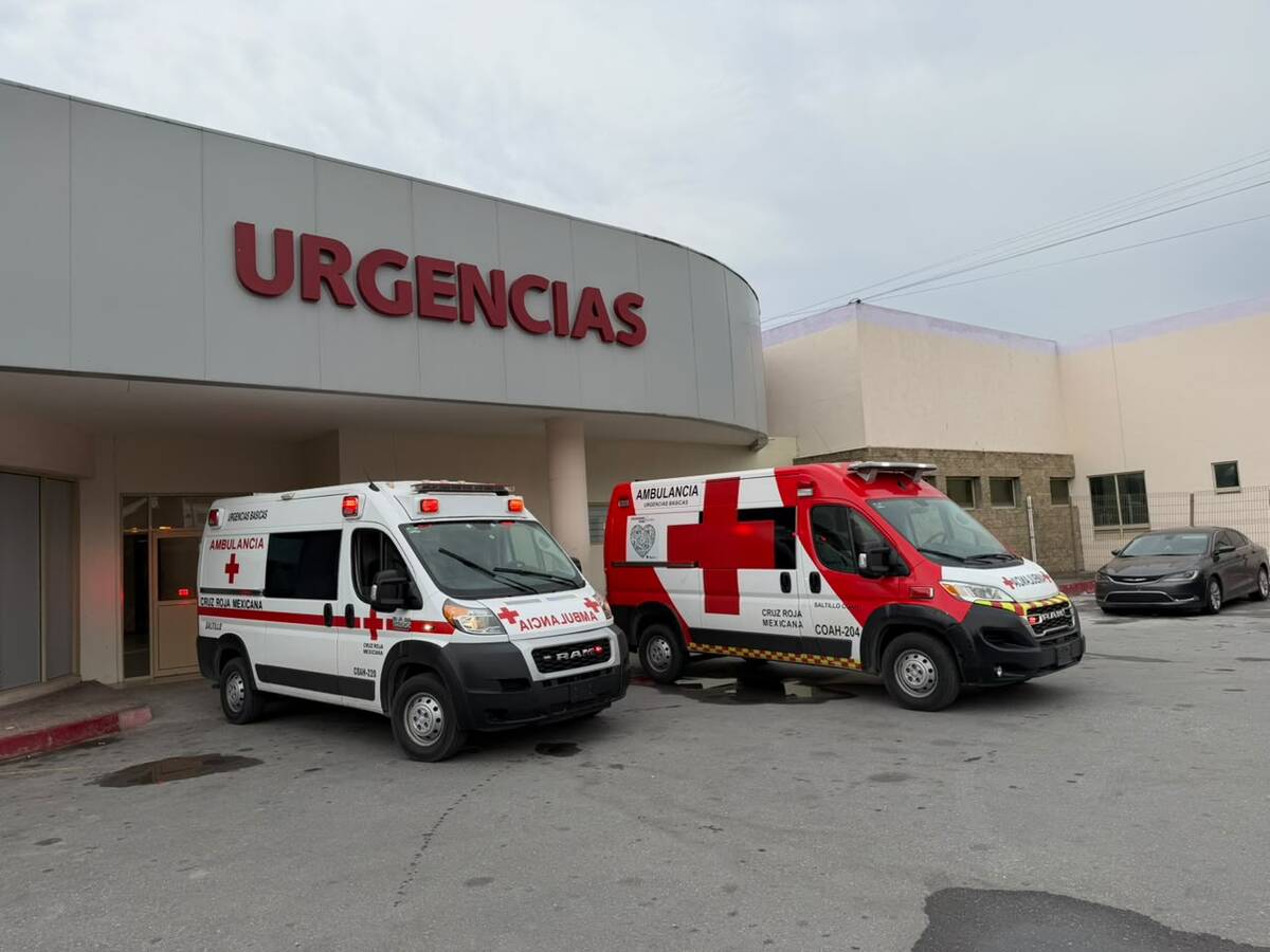 El personal de la Cruz Roja brindó asistencia al hombre y coordinó su traslado para recibir atención especializada.