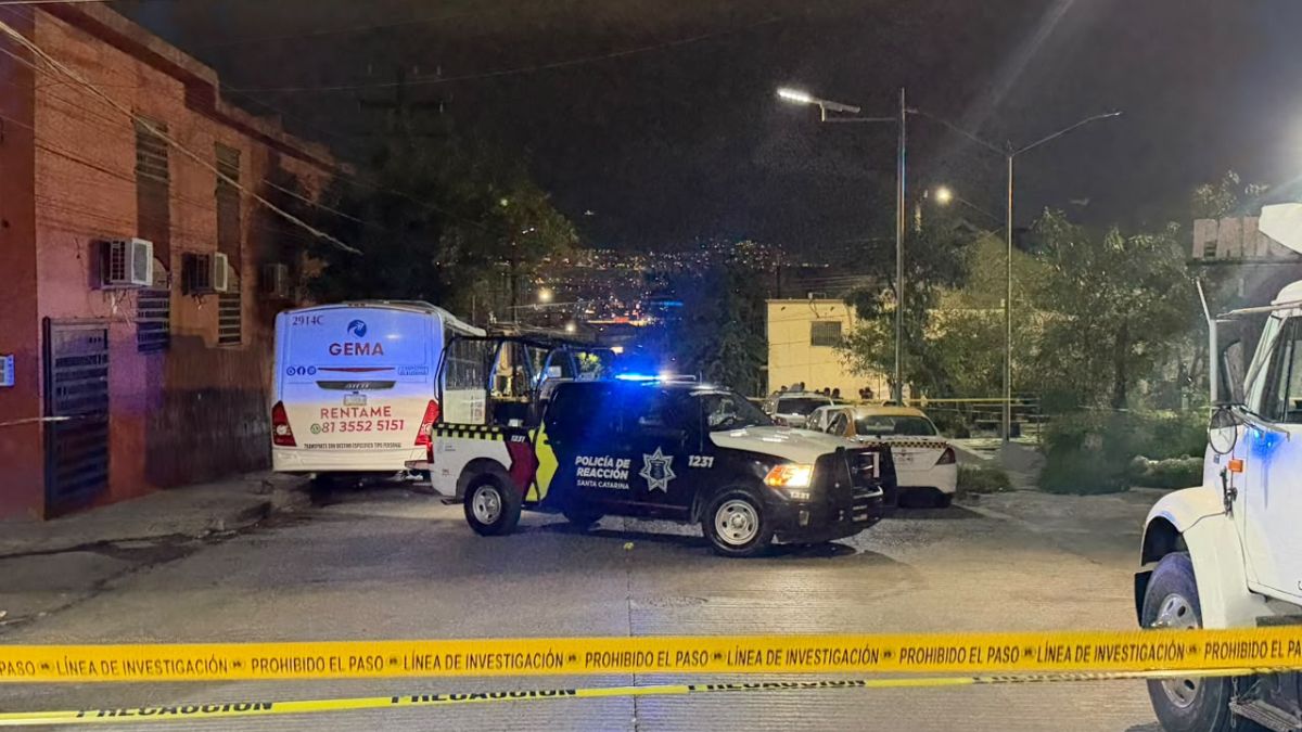 El ataque en Santa Catarina ocurrió minutos antes de las 19:00 horas del jueves.| Mayte Villasana