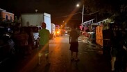 Elementos de la Policía Municipal acordonaron la zona para resguardar la escena del crimen