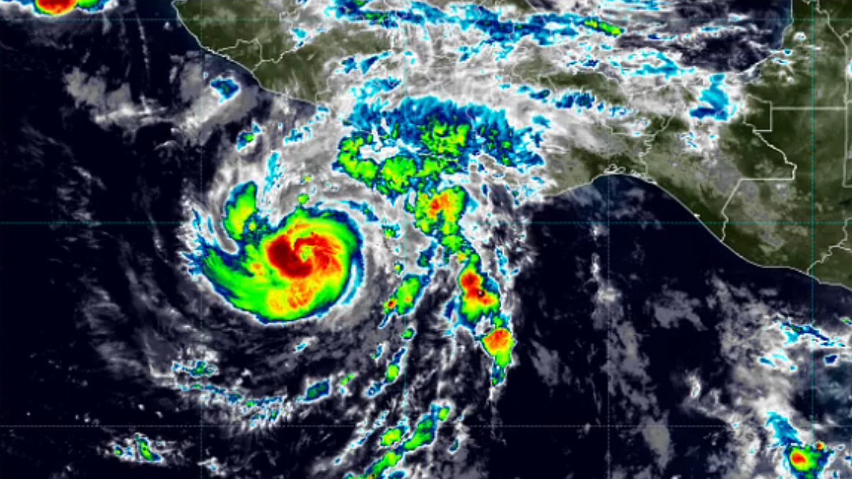 El fenómeno meteorológico Trudy podría dejar afectaciones en la costa del Pacífico.