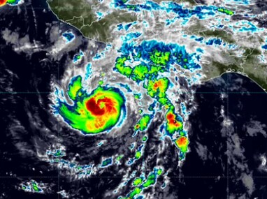 El fenómeno meteorológico Trudy podría dejar afectaciones en la costa del Pacífico.