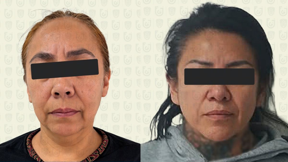 Marian 'N' y Sonia 'N' fueron detenidas por su presunta participación en procesos médicos sin acreditaciones. | Fiscalía CdMx