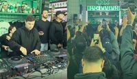 Lo que parecía una noche cualquiera de tacos terminó convirtiéndose en una auténtica fiesta.