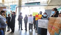 Alumnos de la UNAM León protestan para mejorar el transporte público