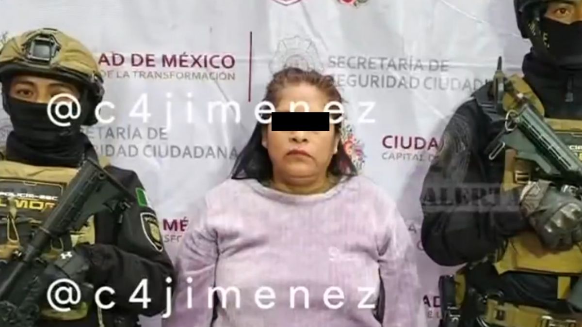 Cae Eloísa 'N', jefa de 'Las Aguacateras', en Iztapalapa.