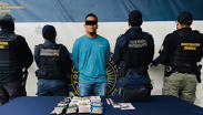 Detienen ladron con droga en Guadalupe NL