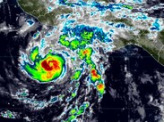El fenómeno meteorológico Trudy podría dejar afectaciones en la costa del Pacífico.