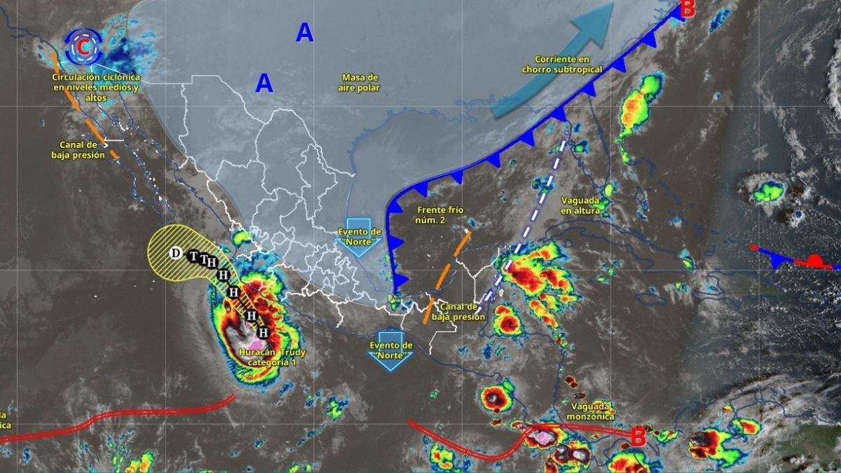 La zona acumuló 101 milímetros de lluvia en un periodo de 24 horas.