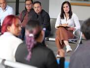 Alejandra Gutiérrez charló con estudiantes de la Universidad Nacional Autónoma de México, Universidad de Guanajuato y UTL